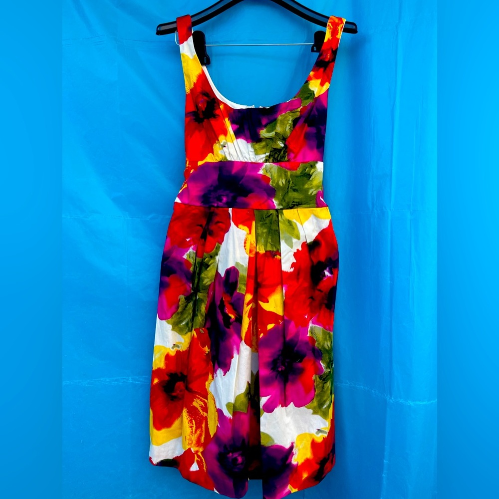 XOXO Floral Mini Dress in Red, Pink, Yellow, Green